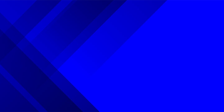 Blue diagonal geometric overlay layer background with lines pattern. Abstract Diagonal rectangle shape graphic elements. Modern banner backdrop template design with space for text. Vector illustration - Powered by Adobe