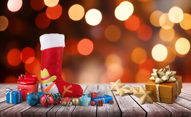 Colorful gift boxes with bow on 2026 background