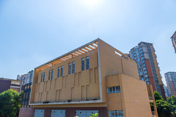 A high-rise building beside the Third Ring Road in Chengdu, Sichuan Province, China