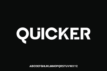 Display alphabet font vector design suitable for headline, poster, logo, magazine and many more