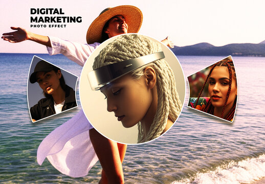 Digital Marketing Photo Effect