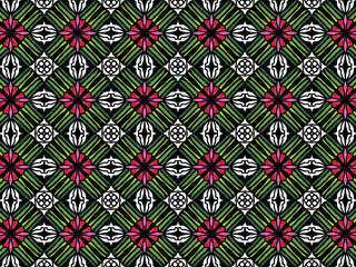  seamless vintage pattern. Floral geometric ornament. Endless texture for wallpaper, surface textures, pattern fills, web page background.