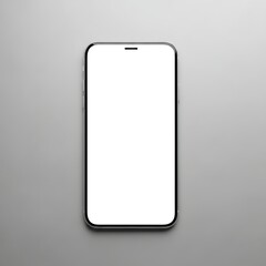 Blank Smartphone Screen Mockup For Digital Display And App Design