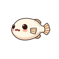 Cute Fugu Cartoon Very Cool