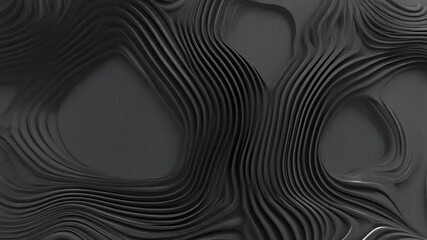 Stunning abstract black wave design for modern art and creative backgrounds - Powered by Adobe