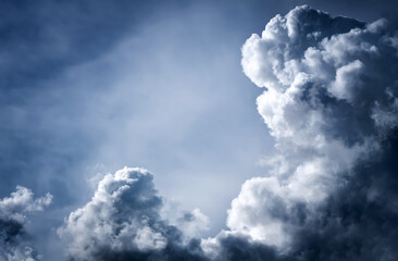 Dramatic Storm Clouds Background
