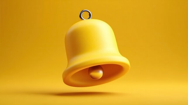 notification bell icon set on white background