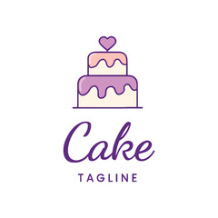 Charming two tiered cake with a heart topper and dripping frosting perfect for celebrations