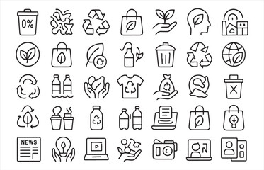 Business icon set vector illustration of doodle style symbols for web design and digital use