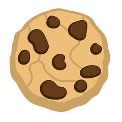 Chocolate Chip Cookie Illustration