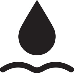  Leak proof icon in bold vector style, ideal for sealed containers, secure packaging, protection and safety features.