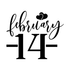 February 14 Svg