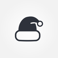 santa hat icon symbol illustration vector eps10 logo template design pattern seamless bright minimal design flat design realistic style simple design modern design