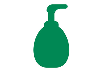 green plastic bottle