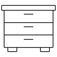 Drawer icon, Storage Drawer, Cabinet Drawer, Organizer Drawer, Furniture Compartment