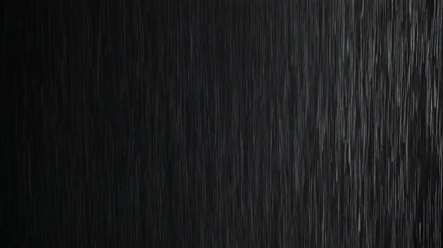 Abstract Heavy Rain Lines on Dark Neutral Background. 