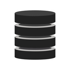 big database data storage technology icon