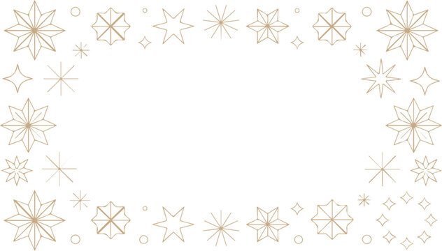 gold firework border background design