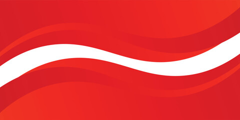 Red and white Indonesian flag. Independence day of Indonesia background. 17th August Holiday celebration illustration. For poster, banner, or social media template.