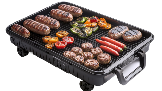 Outdoor Charcoal Grill Setup