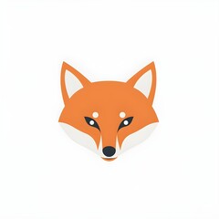 Fox mascot logo design vector illustration 