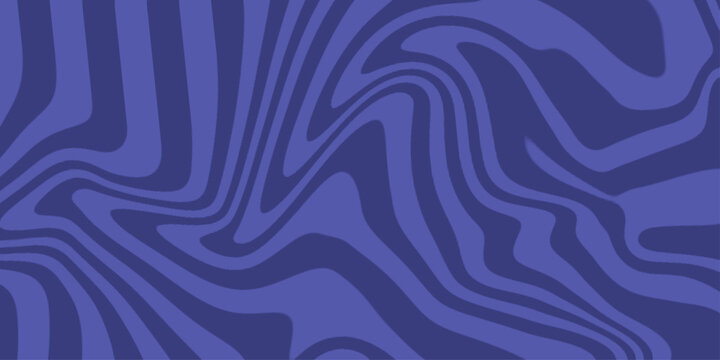 Abstract blue wavy lines pattern background. Vector psychedelic retro style backdrop. Waves, swirl and twirl pattern. waves seamless pattern abstract background . 
