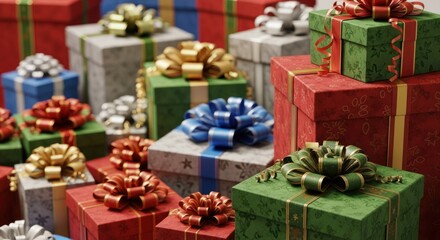 Christmas Gift Wrapping Pattern