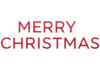 Fototapeta premium Merry Christmas Text on Black Background