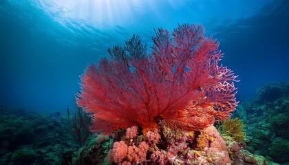This Is A Red Algae In The Sea