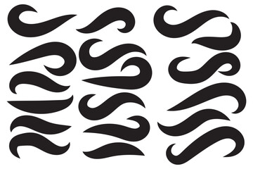 Baseball swoosh decorative calligraphic tail element. Underline retro swoop wave line for athletic tshirt. Hand drawn curly swishes, swash, twiddle. Vector illustrator