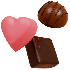 3D素材チョコレート