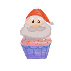 Do you know where the Santa cupcake seller is?