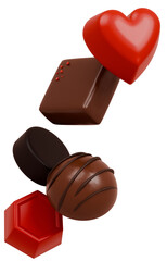 3D素材チョコレート