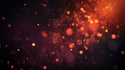 Abstract background of glowing light particles creating a magical and dreamy atmosphere for designs