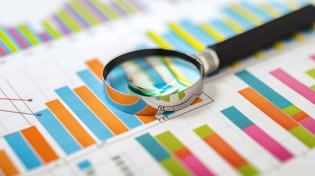 Examining financial data  an in depth look into economic research with a magnifying glass