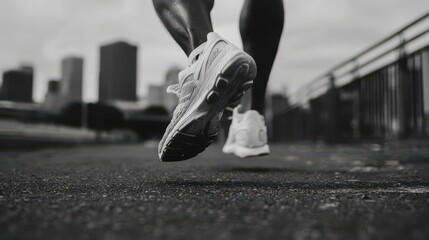 Stunning photo of running sneakers.