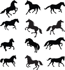 Horse silhouette vector design 
