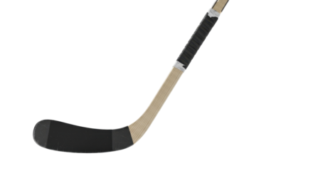 Ice Hockey Stick on Transparent Background PNG Image for Winter Sports and Christmas Season