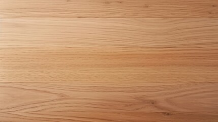 Fototapeta premium A smooth, light-colored wooden surface with subtle grain patterns, ideal for design and interior applications.