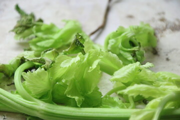 geschnittener Seleri