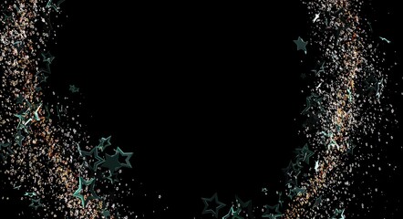 Starry glitter abstract background, ideal for creating celebratory designs, festive designs or fantasy themed background