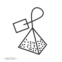 Pyramid Tea Bag Icon