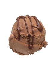 Helado sabor chocolate granizado