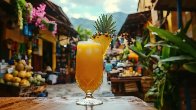 traditional colombian champ&uacute;s drink from valle del cauca video