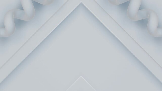 This stock motion graphic video include clip of Soft White 3 D Minimal Stripes 