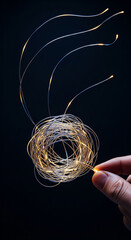 Untangling Knotted Light Filaments