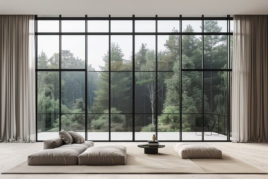 Stylish modern home interior with contemporary design elements and chic aesthetic appeal