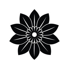 Cosmos Flower Icon Vector Illustration