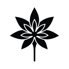 Tuberose Flower Icon Vector Illustration