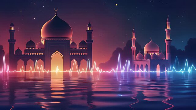 &ldquo;Ethereal Mosque Reflection&rdquo;